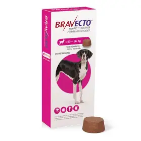 Bravecto Chewable Tablet for Dogs – 40 to 56kg. 1400mg